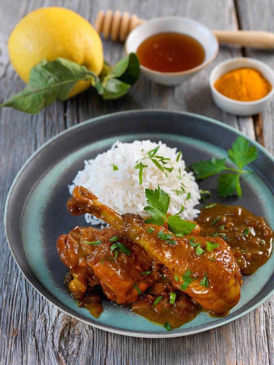 Poulet caramélisé aux épices Poulet caramélisé aux épices